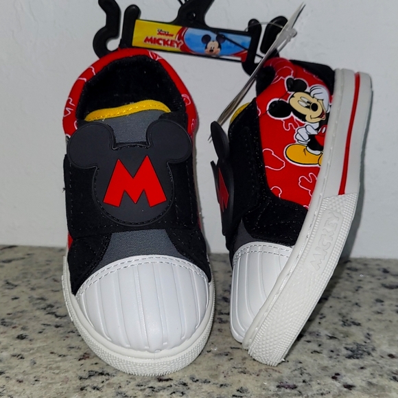 Other - Mickey Mouse Toddler Velcro Sneakers NWT-8